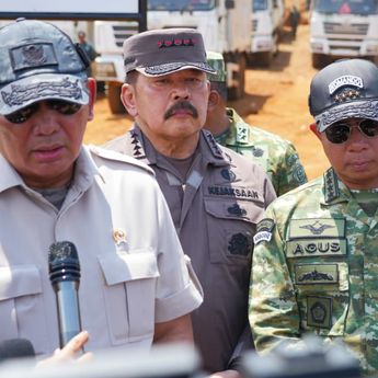 Panglima TNI dan Menhan RI Tinjau Langsung Penertiban Tambang Nikel Ilegal di Morowali