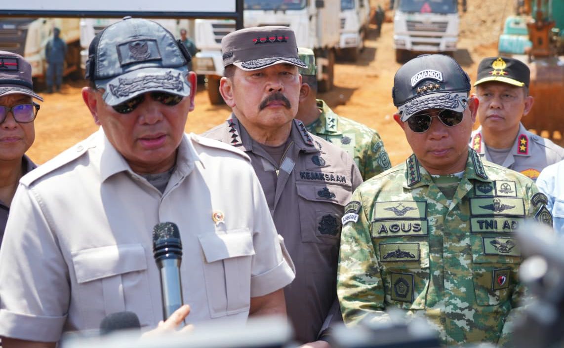 Panglima TNI dan Menhan RI Tinjau Langsung Penertiban Tambang Nikel Ilegal di Morowali <b>(Istimewa)</b>