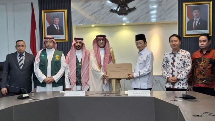 Menag Terima 100 Ton Kurma dari Arab Saudi untuk Masyarakat Indonesia