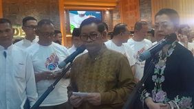 Gubernur DKI Jakarta, Pramono Anung secara resmi membuka kegiatan Ruang Seni Siswa di Anjungan Sarinah, Jalan M.H. Thamrin No.11, Jakarta Pusat, Jumat, 25 Juli 2025 sore.