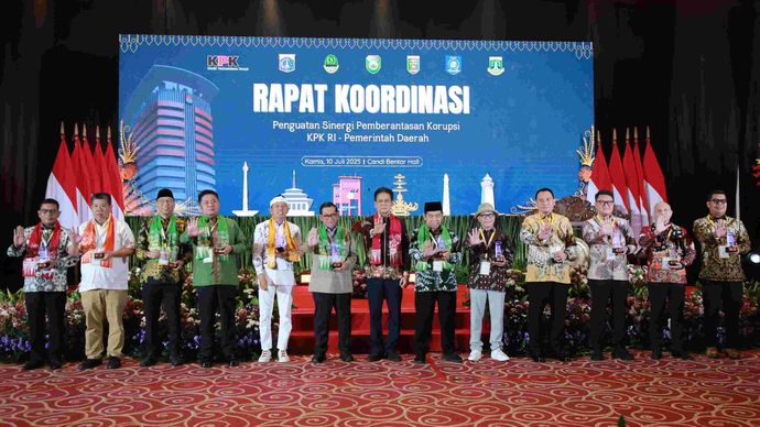 Rapat Koordinasi Pencegahan Korupsi pasca-pelantikan kepala daerah