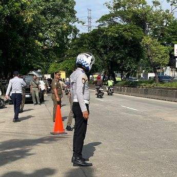 Dishub DKI Lakukan Rekayasa Lalu Lintas Imbas Pembangunan JPO Puri Indah Raya