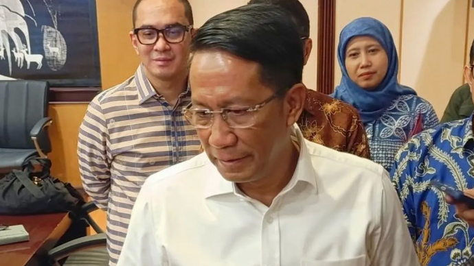 Menteri Hukum (Menkum) Supratman Andi Agtas saat ditemui usai konferensi pers di Jakarta, Rabu (29/1/2025).