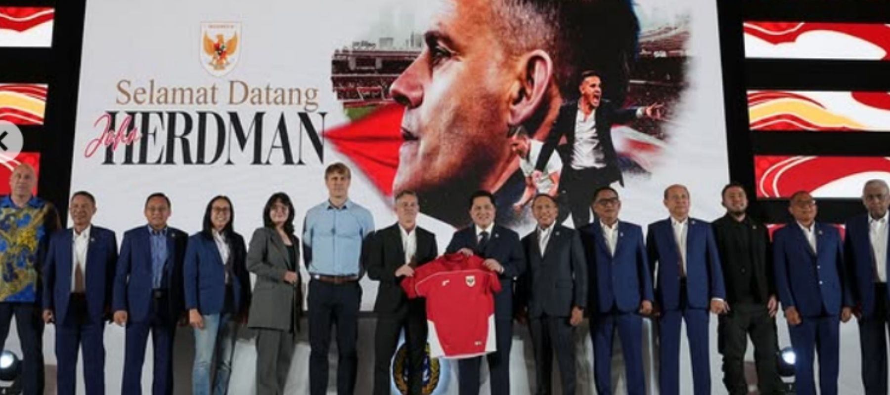 PSSI Bersama Pelatih Timnas Indonesia John Herdman