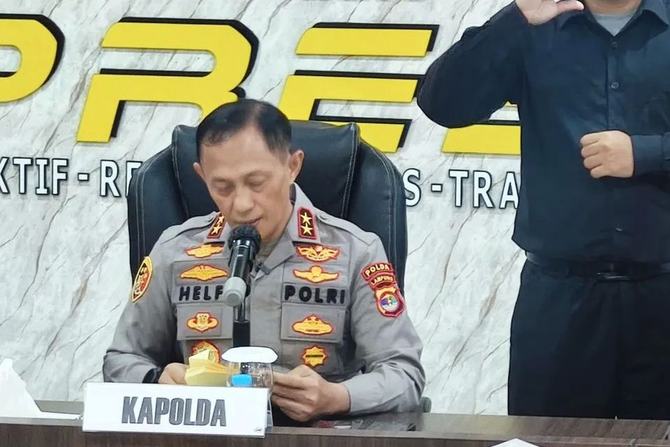 Kapolda Lampung Irjen Pol Helfi Assegaf. <b>(Antara)</b>