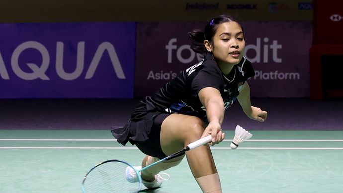 Gregoria Mariska TUNJUNG pemain bulutangkis Indonesia  nomor Tunggal Putri pada turnamen bulutangkis
