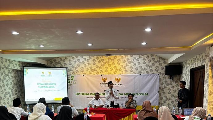 BAZNAS RI  menyelenggarakan kegiatan Pelatihan Konten media sosial dan Affiliate Marketing untuk masyarakat di kota Malang