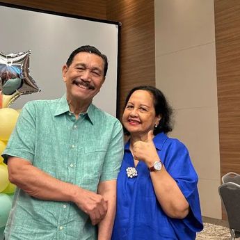 Sang Istri Ulang Tahun ke-75, Ini Ucapan Romantis dari Luhut