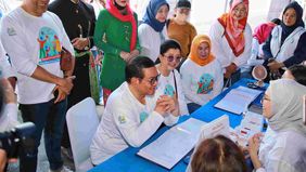 Dalam rangka memperingati Hari Keluarga Nasional (Harganas) ke-32 Tahun 2025, Pemerintah Provinsi DKI Jakarta menggelar acara bertema keluarga di Gedung Sasono Langen Budaya, Taman Mini Indonesia Indah (TMII), Jakarta Timur, Minggu, 6 Juli 2025.