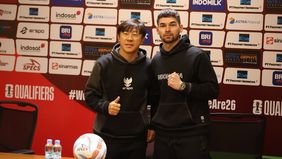 Pemain Timnas Indonesia, Sandy Walsh mengucapkan terima kasih kepada Shin Tae-yong setelah dipecat sebagai pelatih.