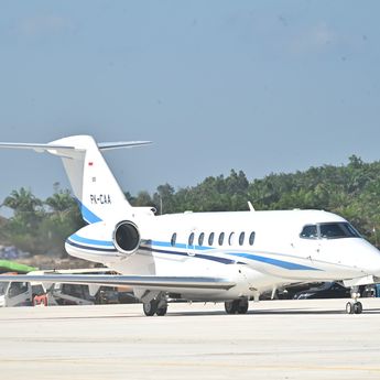 Perdana, Pendaratan Pesawat Jet Berpenumpang di Bandara IKN Berlangsung Mulus