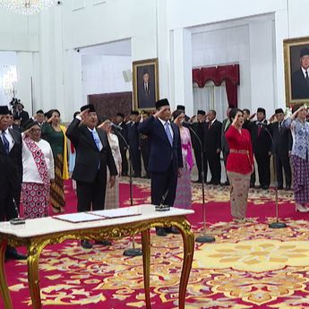 Prabowo Resmi Lantik Jajaran Wakil Menteri Kabinet Merah Putih