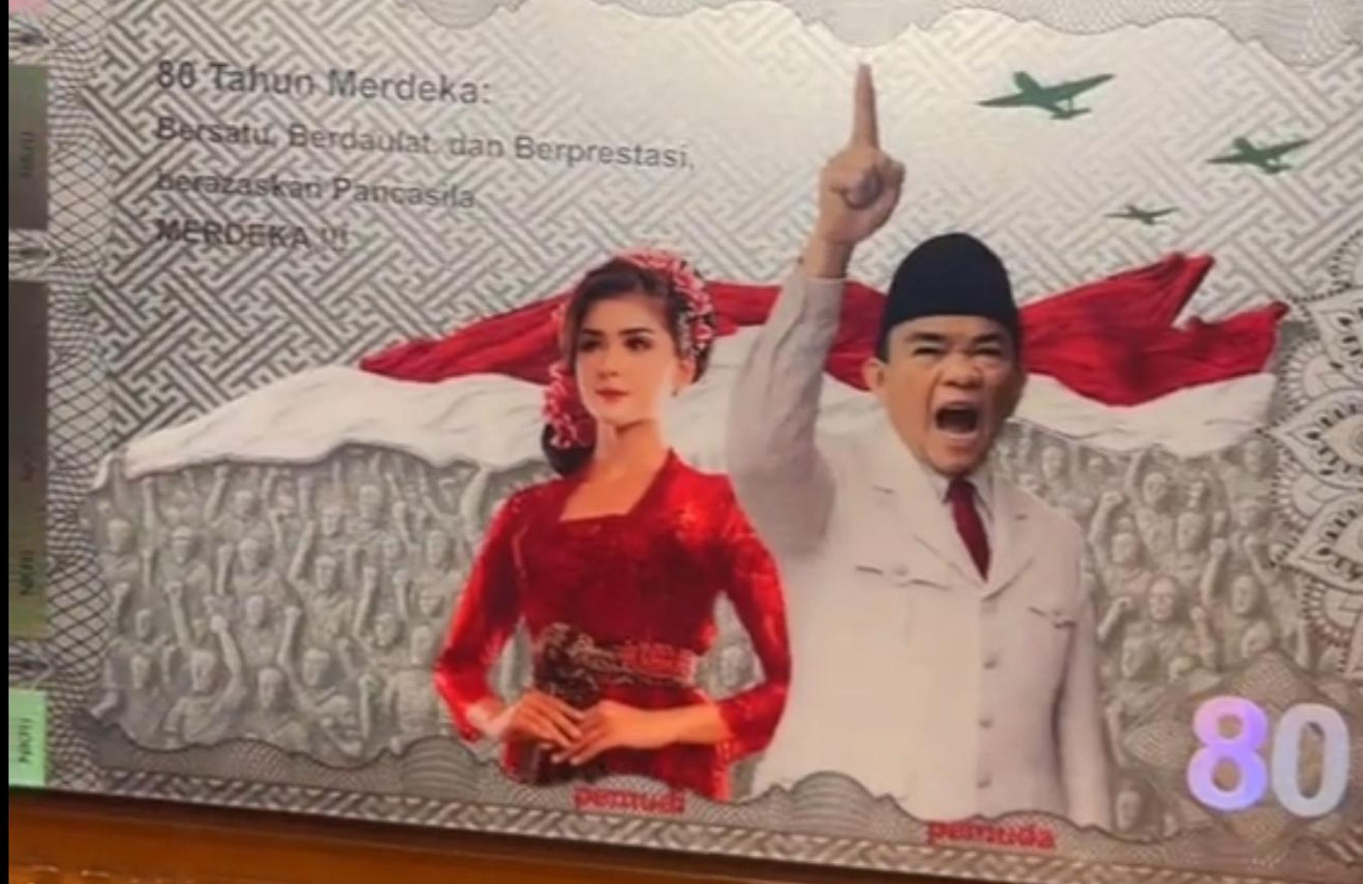 Uang pecahan Rp80 ribu yang viral di medsos <b>(Istimewa)</b>