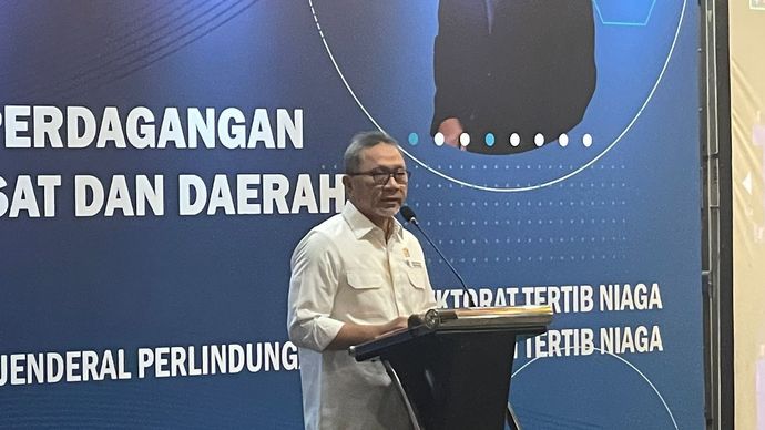 Menteri Perdagangan (Mendag) Zulkifli Hasan (Ntvnews.id-Muslimin Trisyuliono)