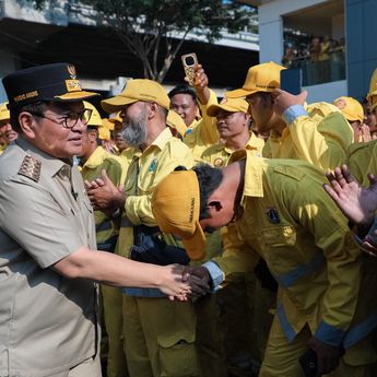 Pramono Minta Pasukan Kuning Bina Marga Lebih Proaktif, Tak Cuma Andalkan Laporan Warga