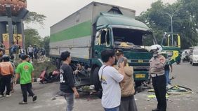 Polisi mengungkapkan jumlah kendaraan yang jadi korban truk ugal-ugalan di Tangerang.