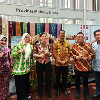 Kuliner Maluku Utara Laris Manis di Tjipta UMKM Fair, Booth Dua Kali Disambangi Wamen