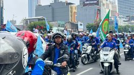 11.261 Personel Gabungan Kawal Demo di Depan Gedung DPR