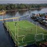 Penampakan Lapangan Apung Bela Negara di Muara Angke Jakut