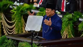 Prabowo Subianto baru saja dilantik menjadi Presiden Republik Indonesia ke-8 di dalam Sidang Paripurna MPR Gedung Nusantara, Kompleks Parlemen, Jakarta, Minggu 20 Oktober 2024.