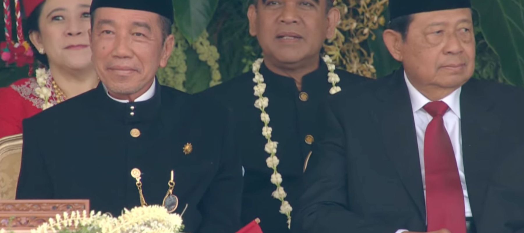 Presiden ke-6 SBY, Presiden ke-7 Jokowi, Ketua DPR, dan Ketua MPR