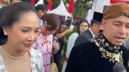 Raffi Ahmad-Nagita Slavina Pakai Baju Adat Jawa dan Nicholas Saputra  Hadiri HUT ke-80 RI di Istana