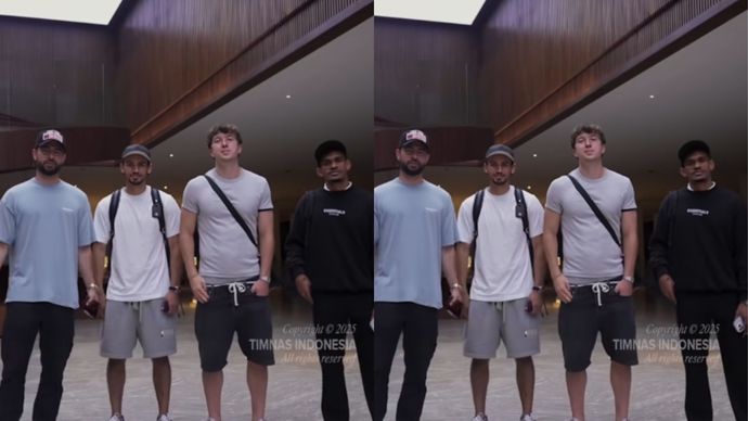 Pemain Timnas Indonesia tiba di Bali