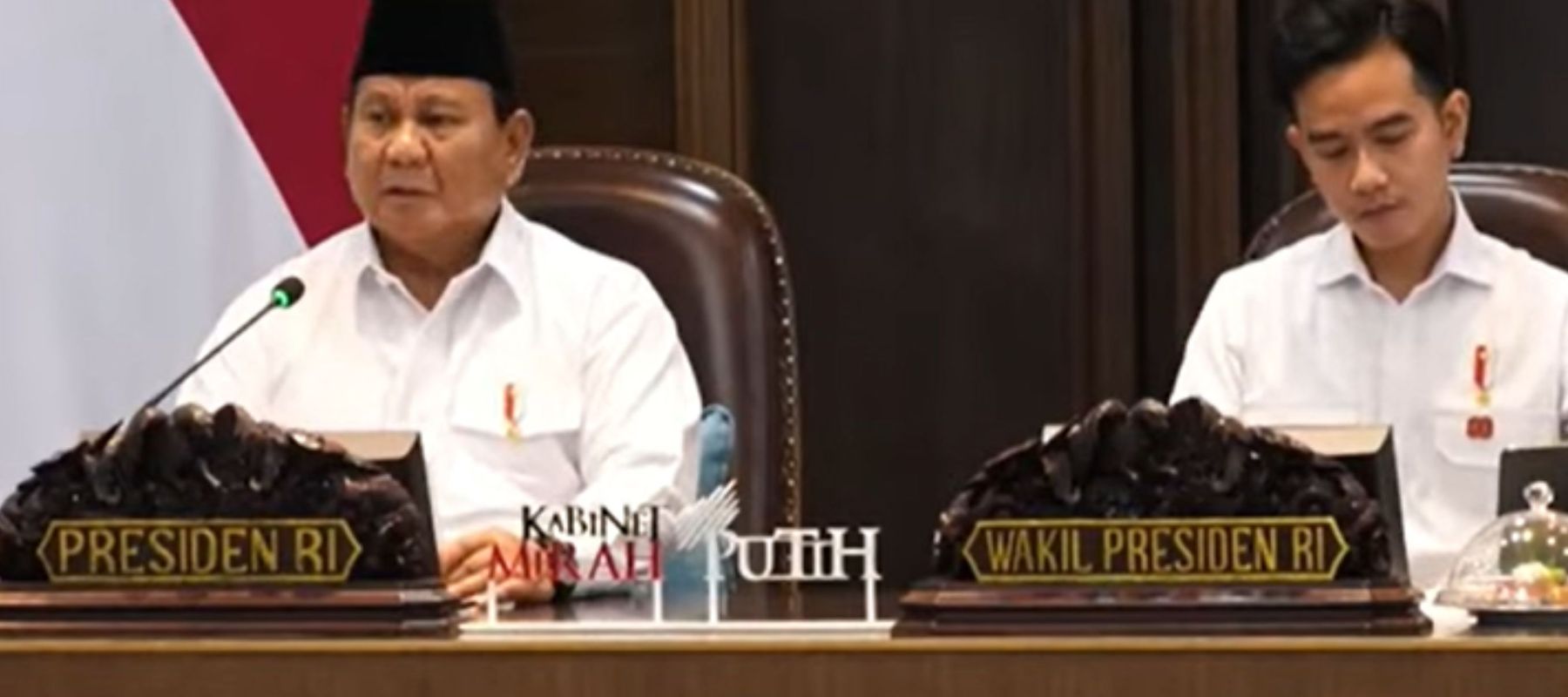 Presiden Prabowo dan Wapres Gibran