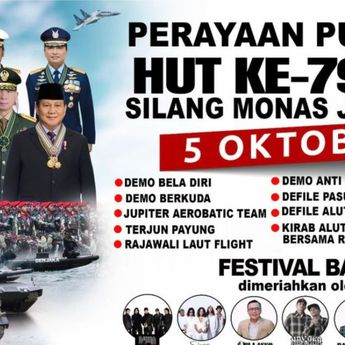 Mulai Dewa 19 Hingga Slank Bakal Ramaikan HUT TNI ke-79 di Monas