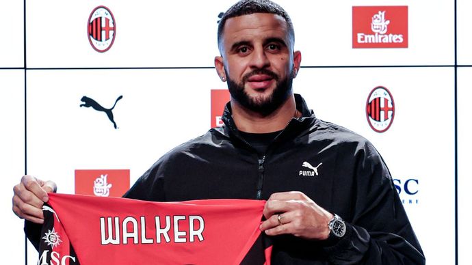 Kyle Walker <b>(Twitter: AC Milan)</b>