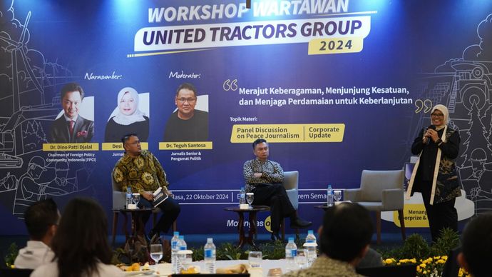 Sebarluaskan Keberagaman dan Perdamaian, Grup United Tractors Gelar Workshop Wartawan 2024