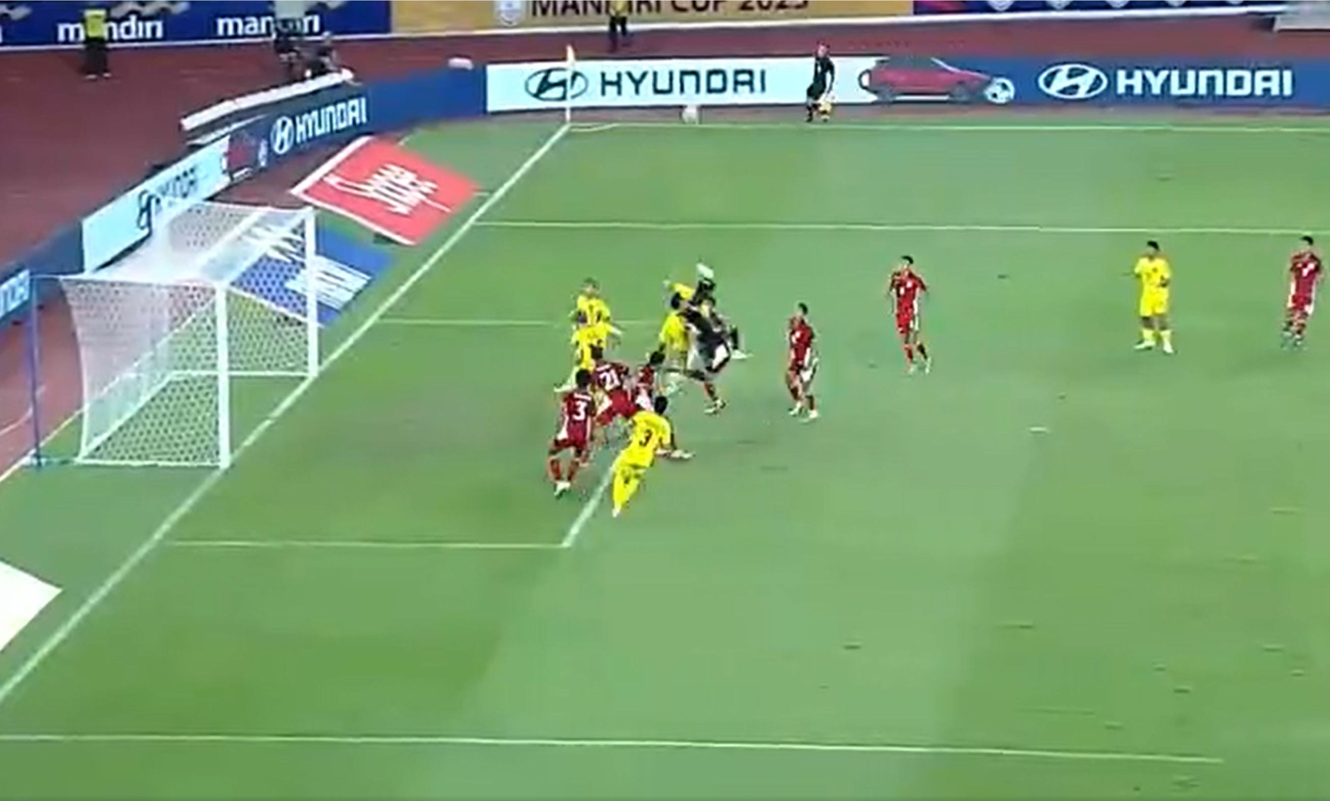 Timnas Indonesia U-23 vs Malaysia <b>(Tangkapan Layar)</b>