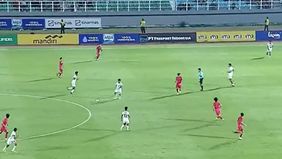 Timnas Indonesia U-23 harus puas tertinggal 0-1 atas Korea Selatan dalam Kualifiaksi Piala Asia U-23 2025 di Stadion Gelora Delta Sidoarjo, Selasa 9 September 2025.