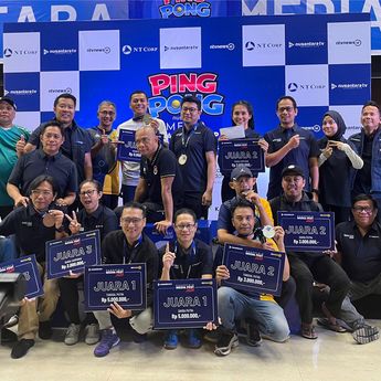 Daftar Pemenang Ping Pong Nusantara Media Championship