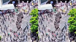 VIDEO: Detik-detik Polisi Dilempari Pendemo di Pati