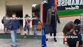 Polisi berhasil meringkus salah satu dari dua tersangka begal ponsel pengunjung warteg kawasan Grogol Petamburan, Jakarta Barat pada beberapa waktu lalu.