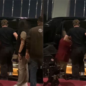 Ole Romeny Jalan Sambil Pincang-pincang Tiba di Bandara Mau Pulang ke Oxford
