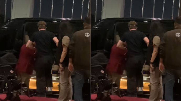 Ole Romeny Jalan Sambil Pincang-pincang Tiba di Bandara Mau Pulang ke Oxford
