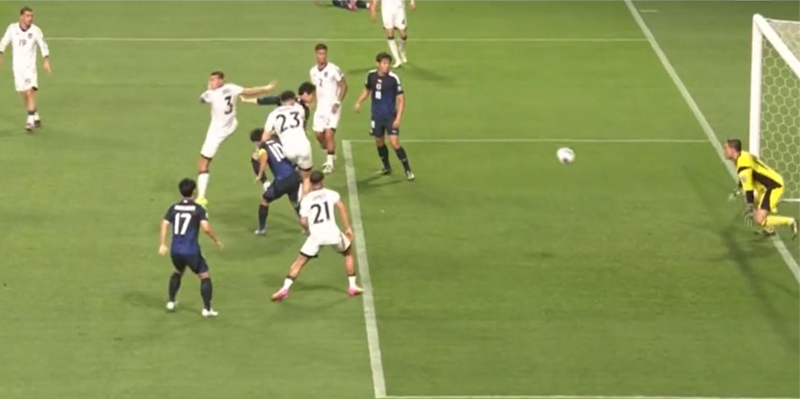 Jepang vs Timnas Indonesia <b>(Tangkapan Layar)</b>