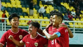 Timnas Indonesia U-19 berhasil pesta gol gawang Timnas Filipina U-19 dalam laga perdana Piala AFF U-19 Grup A di Stadion Gelora Bung Tomo, Rabu malam, 17 Juli 2024.