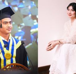 Pratama Arhan Ditemani Selebgram Cantik Inka Andestha saat Wisuda