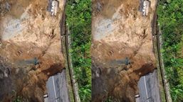 Longsor Tutup Jalan Kali Ireng Banjarnegara, Akses Batur&ndash;Pejawaran Lumpuh Total