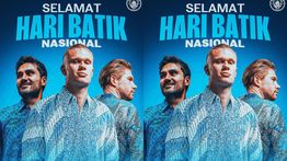 Manchester City Ucapkan Selamat Hari Batik Nasional