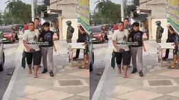 Momen Anggota TNI dan Warga Tangkap Geng Motor di Jalan Gatot Subroto