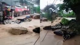 Kondisi Terkini Banjir di Pasar Minggu