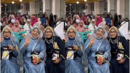 Kedatangan Jemaah Haji Asal Sulawesi, Dandan dan Full Pakai Emas