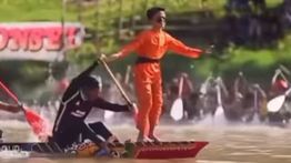 Pacu Jalur Riau Mendunia Sampai Ditiru Pemain PSG dan AC Milan