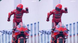 Marc Marquez Selebrasi Pacu Jalur saat Juara MotoGp Jerman 2025
