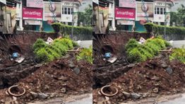 Tembok Sebrang Bintaro Plaza Roboh Usai Diguyur Hujan Lebat