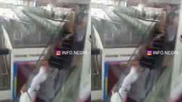 Viral Jamaah Umrah Lansia Jatuh di Eskalator Bandara Kualanamu Medan